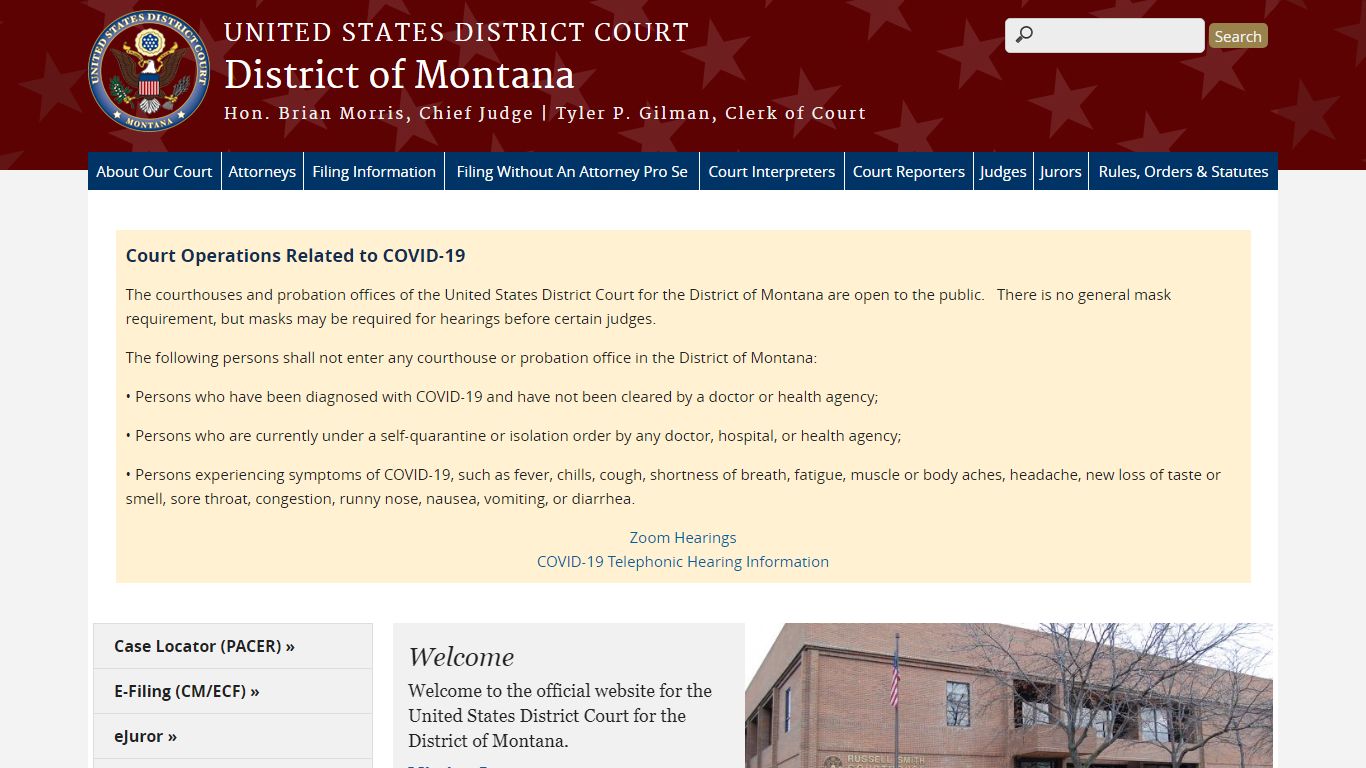 District of Montana | United States District Court